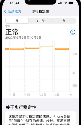 乌什iPhone手机维修如何在iPhone开启'步行稳定性通知'