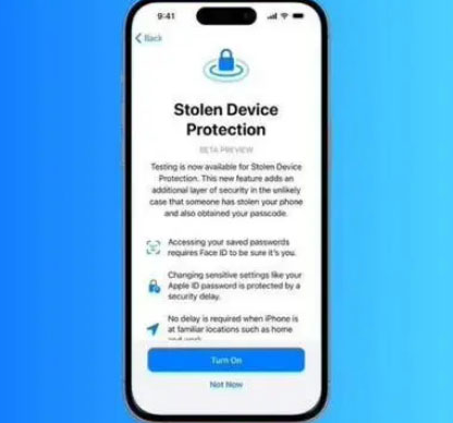 乌什苹果授权维修店分享被盗设备保护功能开启方法 