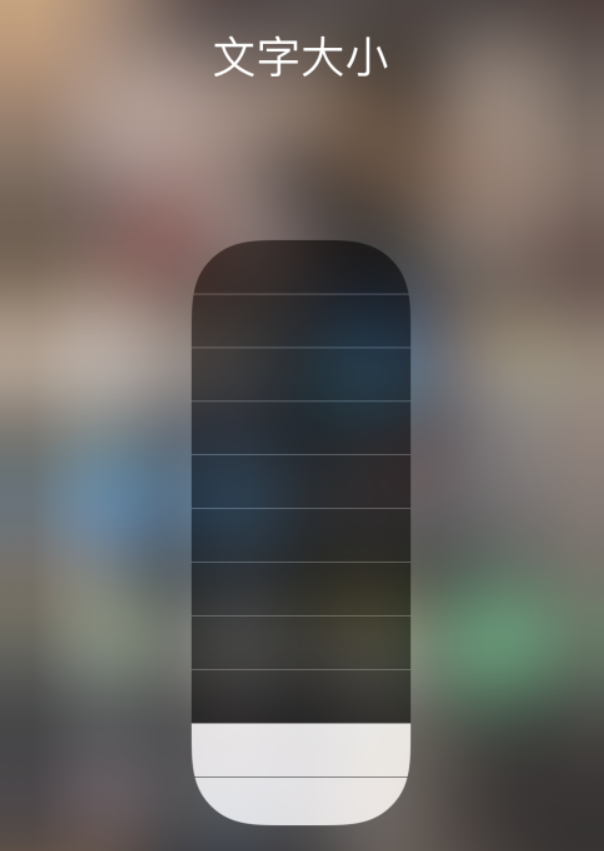 乌什苹果手机维修分享小技巧：在 iPhone 控制中心快速调节字体大小 